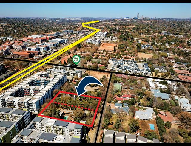3,970M² VACANT LAND FOR SALE IN RIVONIA